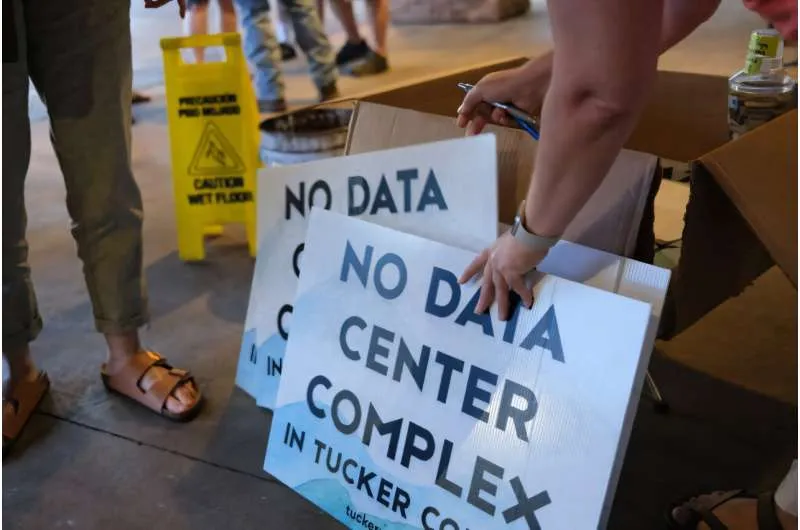 In West Virginia, residents have protested against a project to build a gas-fired power plant meant to solely serve a data center