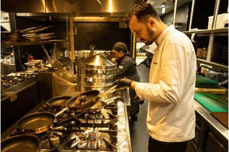 Stand-out dishes at Woohoo include 'dinosaur tartare', meant to recreate the taste of extinct reptiles