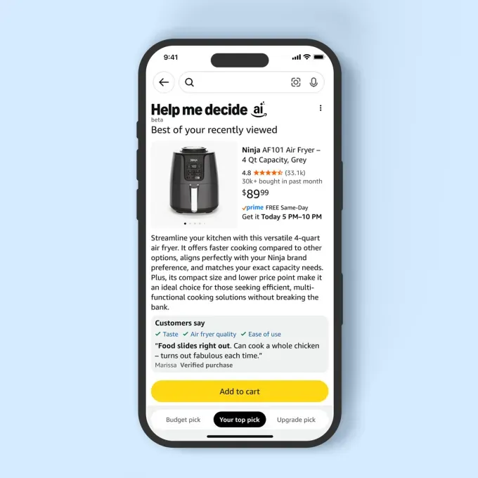 Amazon: ИИ-помощник для принятия решений о покупках