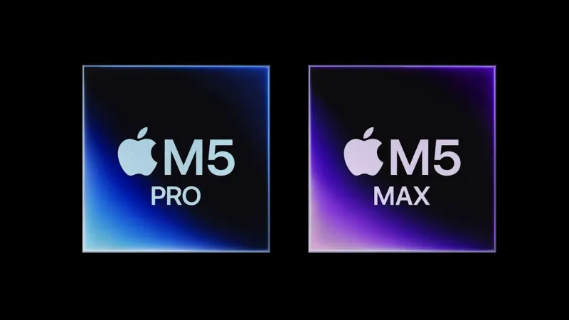 Apple представила чипы M5 Pro и M5 Max для новых MacBook