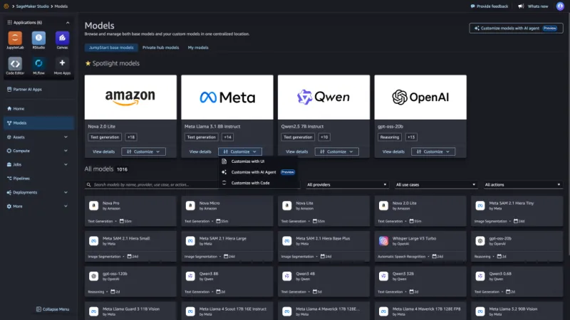 AWS упрощает создание ИИ-моделей: SageMaker и Bedrock