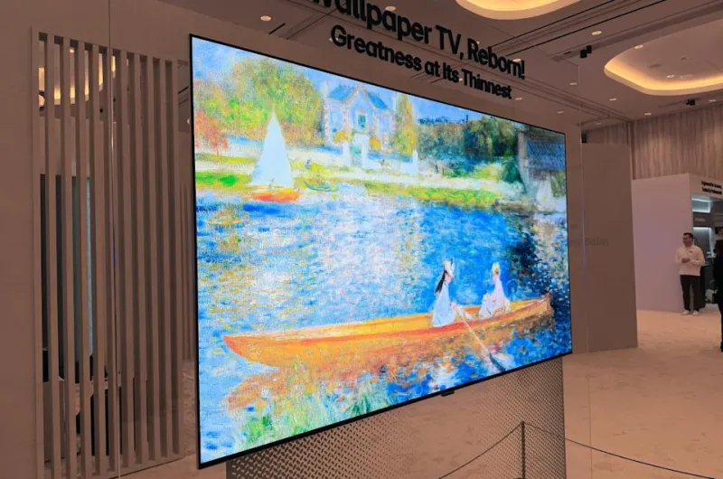 LG's 2026 Wallpaper wireless OLED TV
