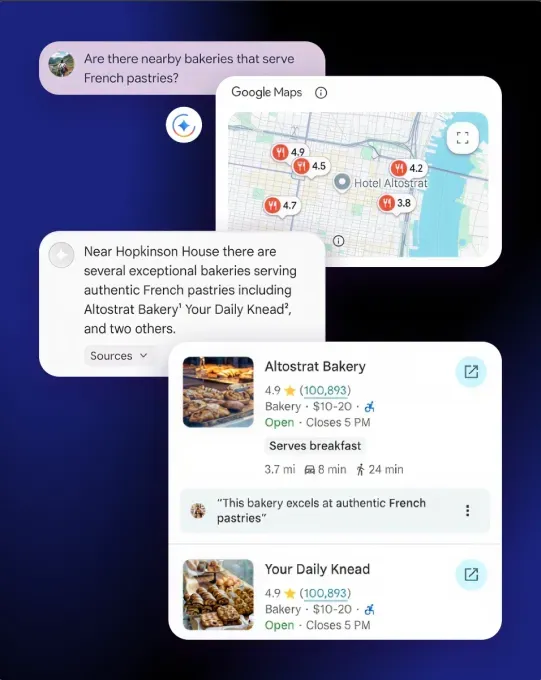 Google Maps: новые ИИ-функции для разработчиков и пользователей