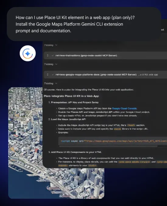 Google Maps: новые ИИ-функции для разработчиков и пользователей