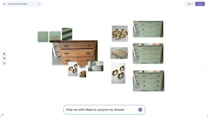 Google Mixboard: ИИ для создания мудбордов