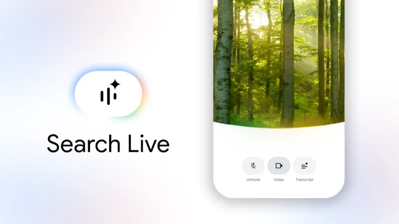 Google Search Live: Визуальный поиск с ИИ для всех стран