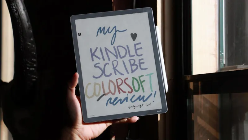 Kindle Scribe Colorsoft: цветной ридер с функциями записной книжки