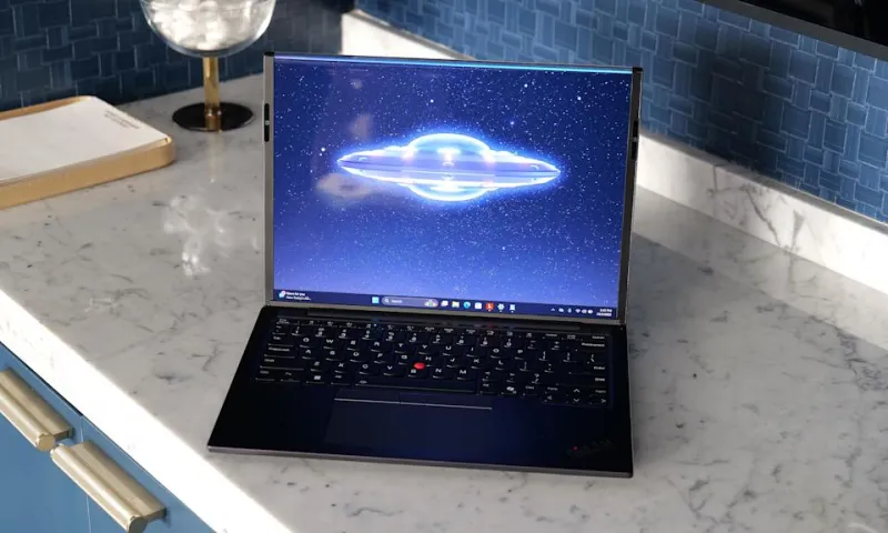 Lenovo XD Rollable: концепт ноутбука с раздвижным OLED-экраном