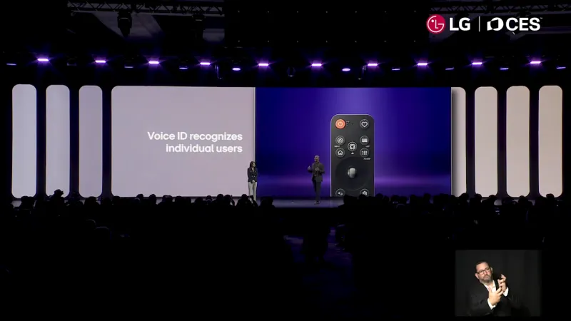 Функция Voice ID помогает персонализировать отображаемый контент.