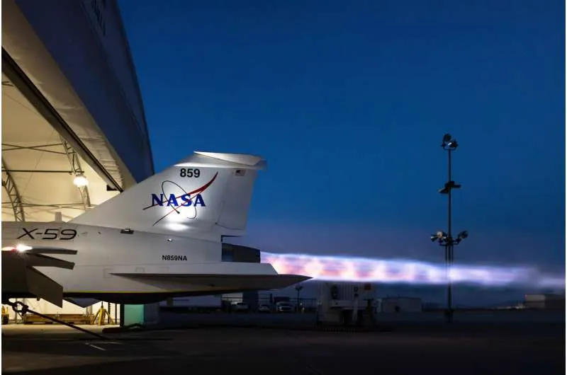 NASA испытывает бесшумный сверхзвуковой самолет