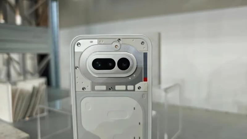 Пример изображения Nothing Phone 4a при слабом освещении