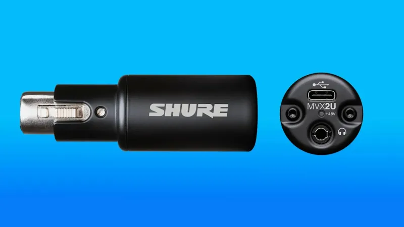 Shure MVX2U Gen 2: компактный аудиоинтерфейс для мобильной записи