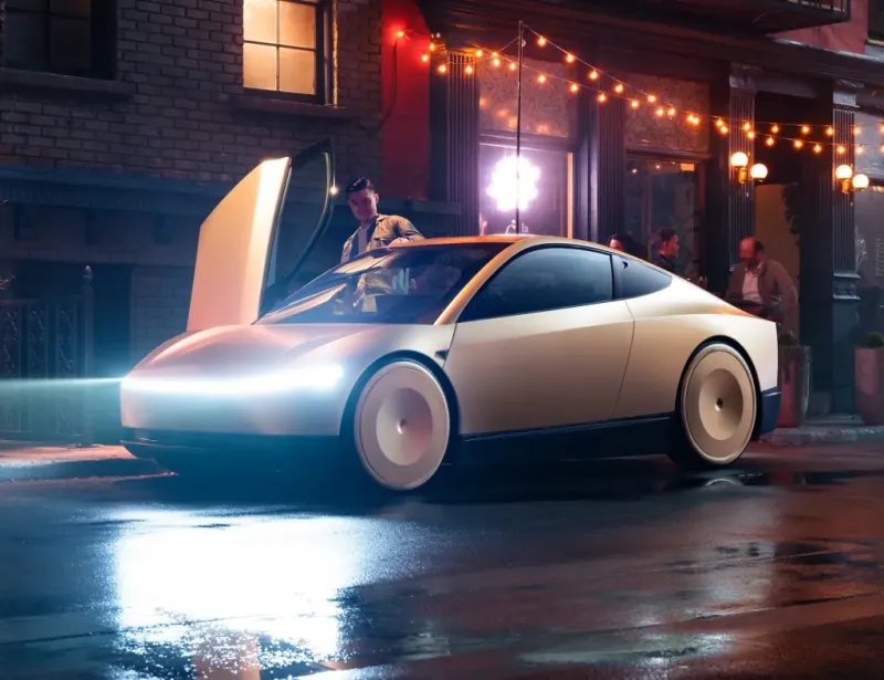 Tesla Cybercab: старт производства беспилотного такси без руля