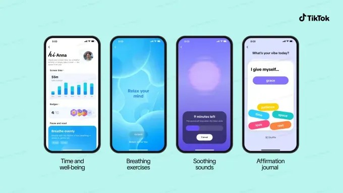TikTok: новые функции для заботы о ментальном здоровье