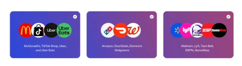 Три скриншота, демонстрирующих предложение кэшбэка от Venmo.