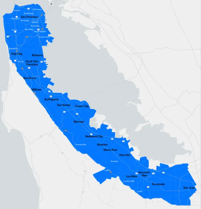 Waymo robotaxi покоряют скоростные трассы: новые маршруты