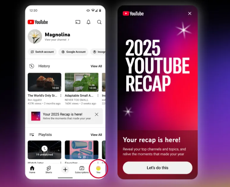 A shot of the recap.