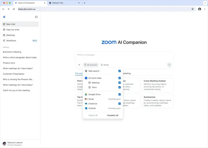 Zoom AI Companion 3.0: Интеллектуальный помощник для встреч