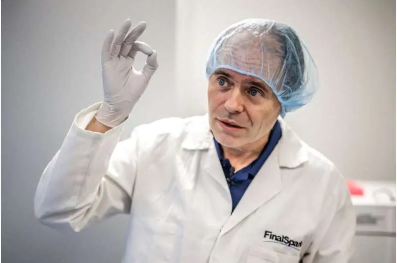 Экран, отображающий активность нейронов, которая также видна на веб-сайте компании