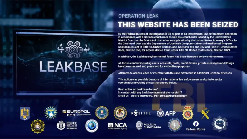 Захват LeakBase: крупнейший киберпреступный форум закрыт