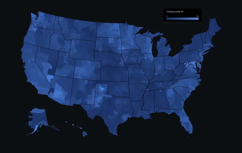 Захороненные силовые линии могут сократить отключения, связанные с погодой