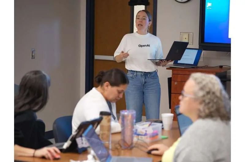 Крупные технологические компании обучают учителей работе с ИИ для внедрения чат-ботов в классы