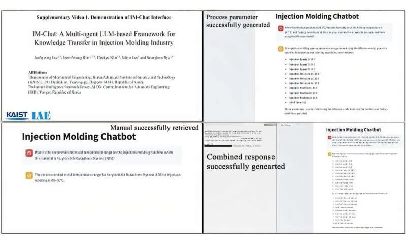 Generative-AI-guided injection molding