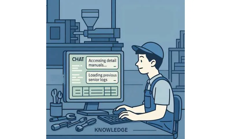 Generative-AI-guided injection molding