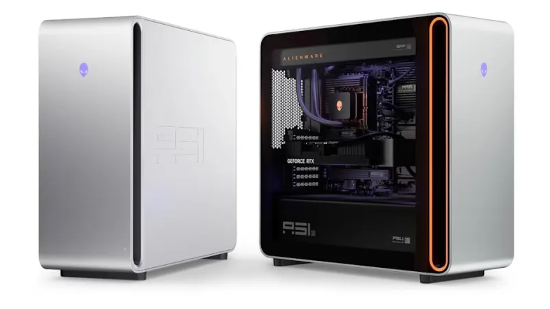 The updated version of the Alienware Area-51 Desktop with AMD chips.