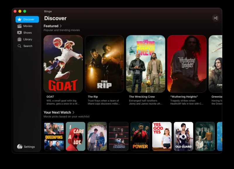 Новое приложение Binge предупреждает о страшных сценах в фильмах