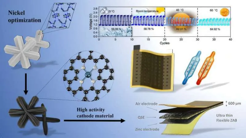 Новые цинк-воздушные батареи: безопасность и долговечность