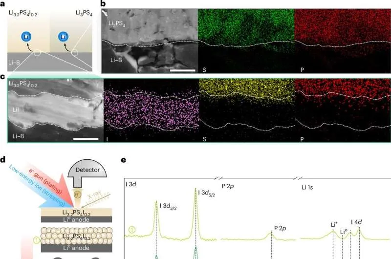 Революционный самовосстанавливающийся слой для твердотельных батарей