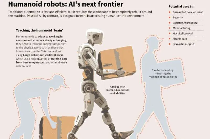 Роботы-гуманоиды: будущее физического ИИ