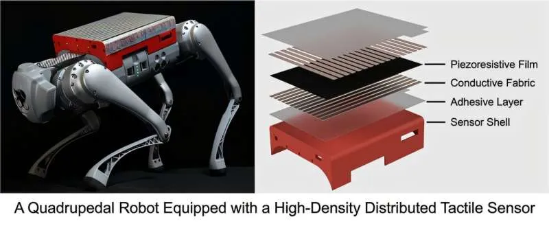 Tactile sensors enable robots to carry unsecured loads