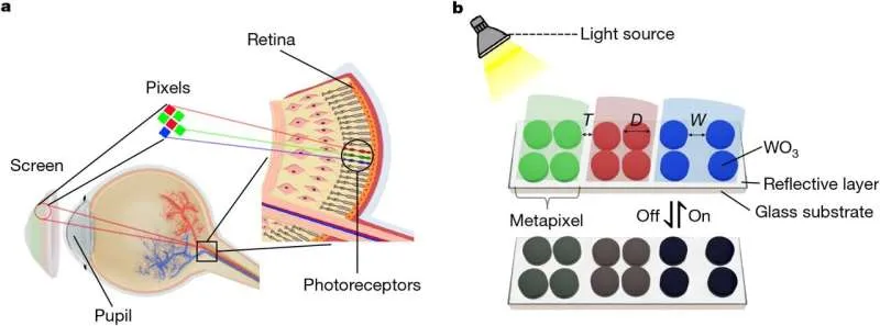 Minimal pixels achieve the highest possible resolution visible to the human eye