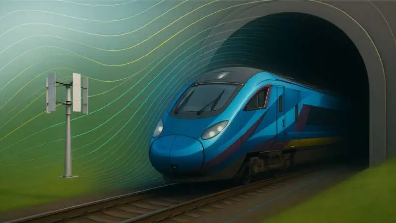 Энергия ветра в тоннелях: Инновации для железных дорог